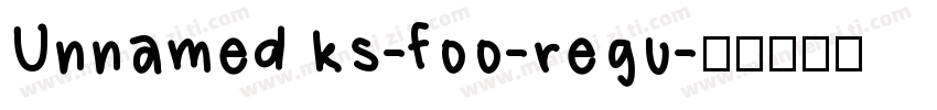 Unnamed ks-foo-regu字体转换